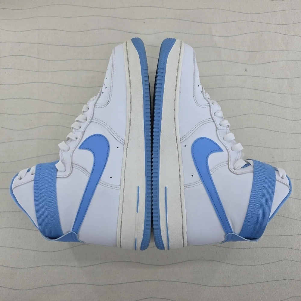 Nike Womens 'University Blue' Air Force 1 High Top OG Shoes DX3805-100 Size 8